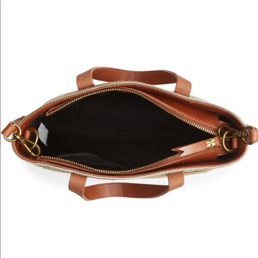 Madewell The Zip Top Small Spotted Calf Hair Transport Crossbody Bag  NWT copy - Picture 3 of 7